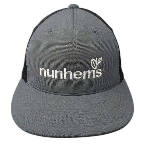 Pacific Headwear Baseball Cap Gray XL Nunhems BASF We Create Chemistry Mesh Hat